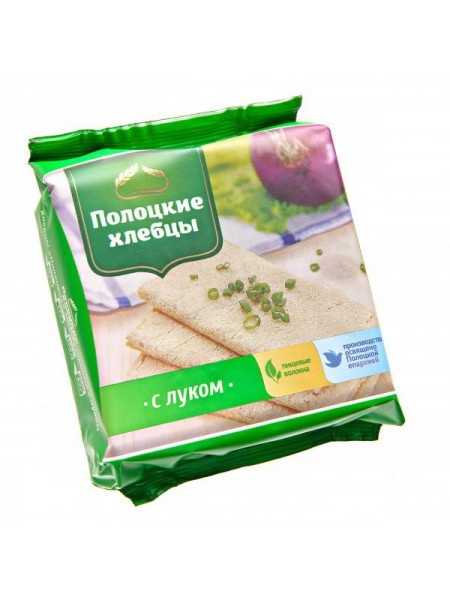 Хлебцы Полоцкие Экструз. с луком 55 г. ВитебскХлебпром Хлебцы Полоцкие Экструз. с луком 55 г. ВитебскХлебпром